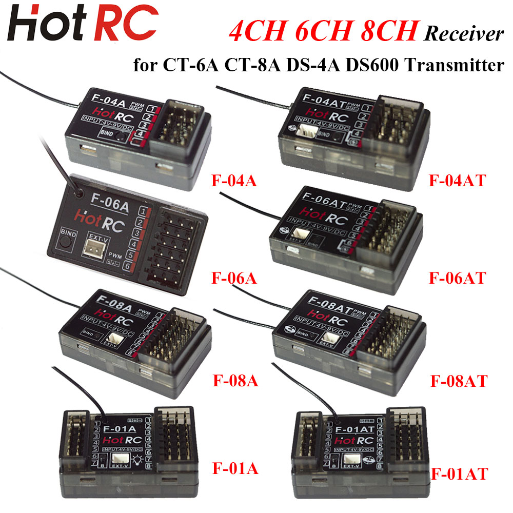 Radio Transmitter 2.4Ghz - HOTRC 2.4Ghz 4/6/8 Channel F-04A F-06AT