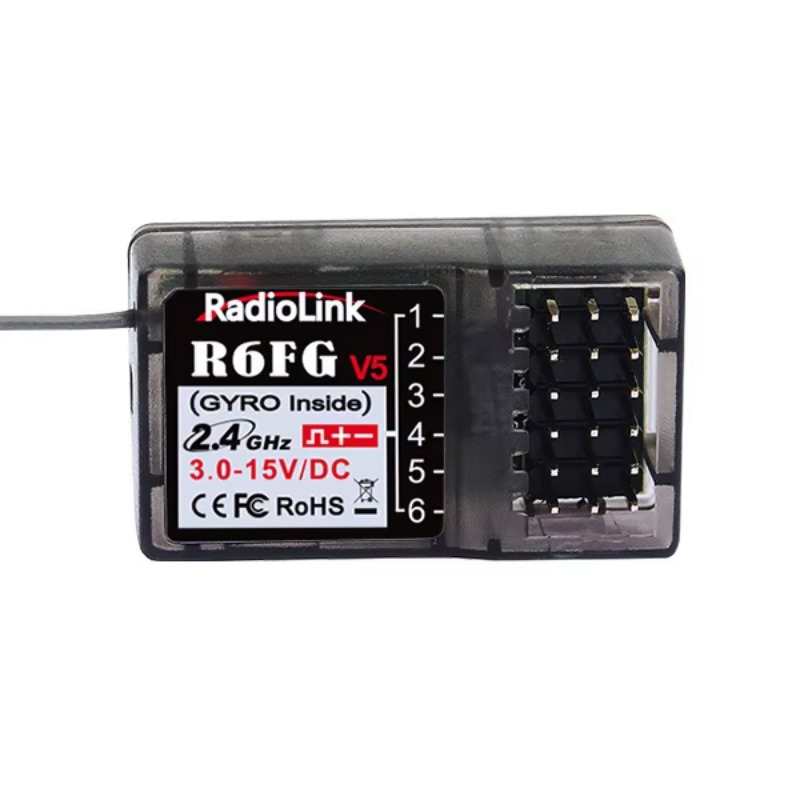 Radio Transmitter 2.4Ghz - Radiolink R6FG V5 Receiver 6 Channel