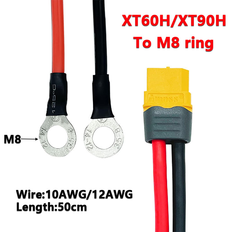 Balance Charger Rc - XT60H/XT90H To M8 Ring Eyelet Terminal