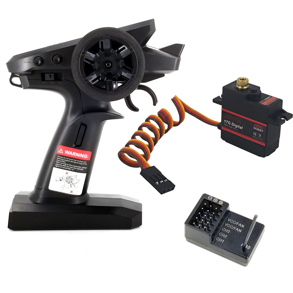 Radio Transmitter 2.4Ghz - 3-Channel 2.4GHz Transmitter & Receiver 120m