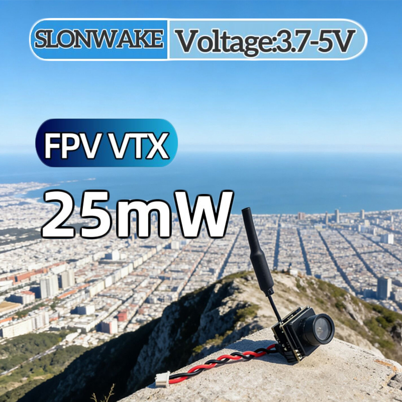 Mini Drone - SLONWAKE FPV 25mW power simulation VTX