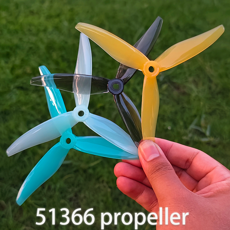 5 Inch Propeller - 2/4Pairs T51366 3-Blade Propellers 5 inch
