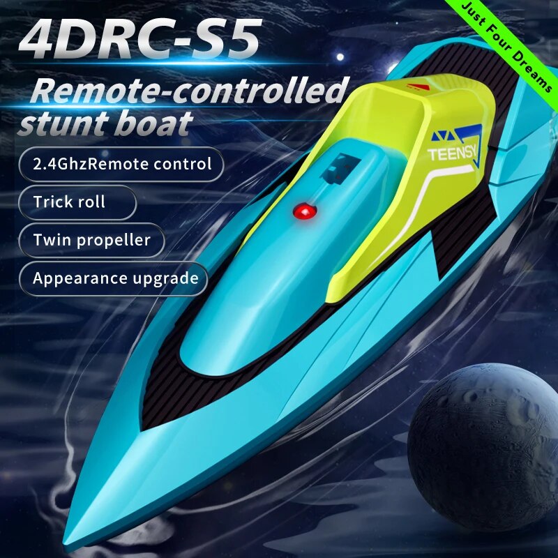 Radio Transmitter 2.4Ghz - 2.4G Mini RC Boat 10km/h High