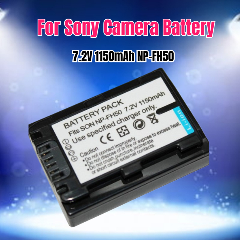 Drone - 7.2V 1150mAh NP-FH50 Camera Battery for
