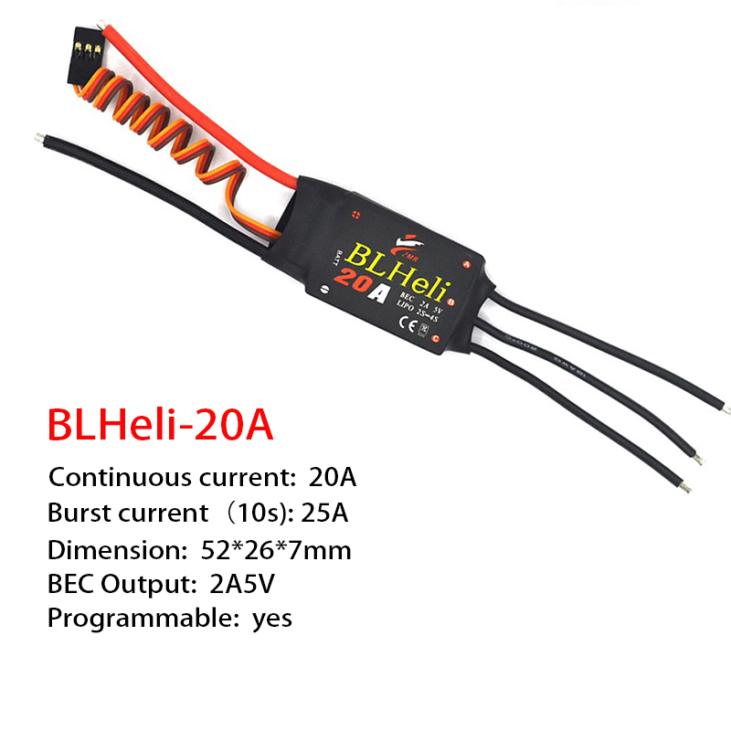 1-3Pcs Brushless ESC BLHeli 20 - Drone Motor ulasan dan harga