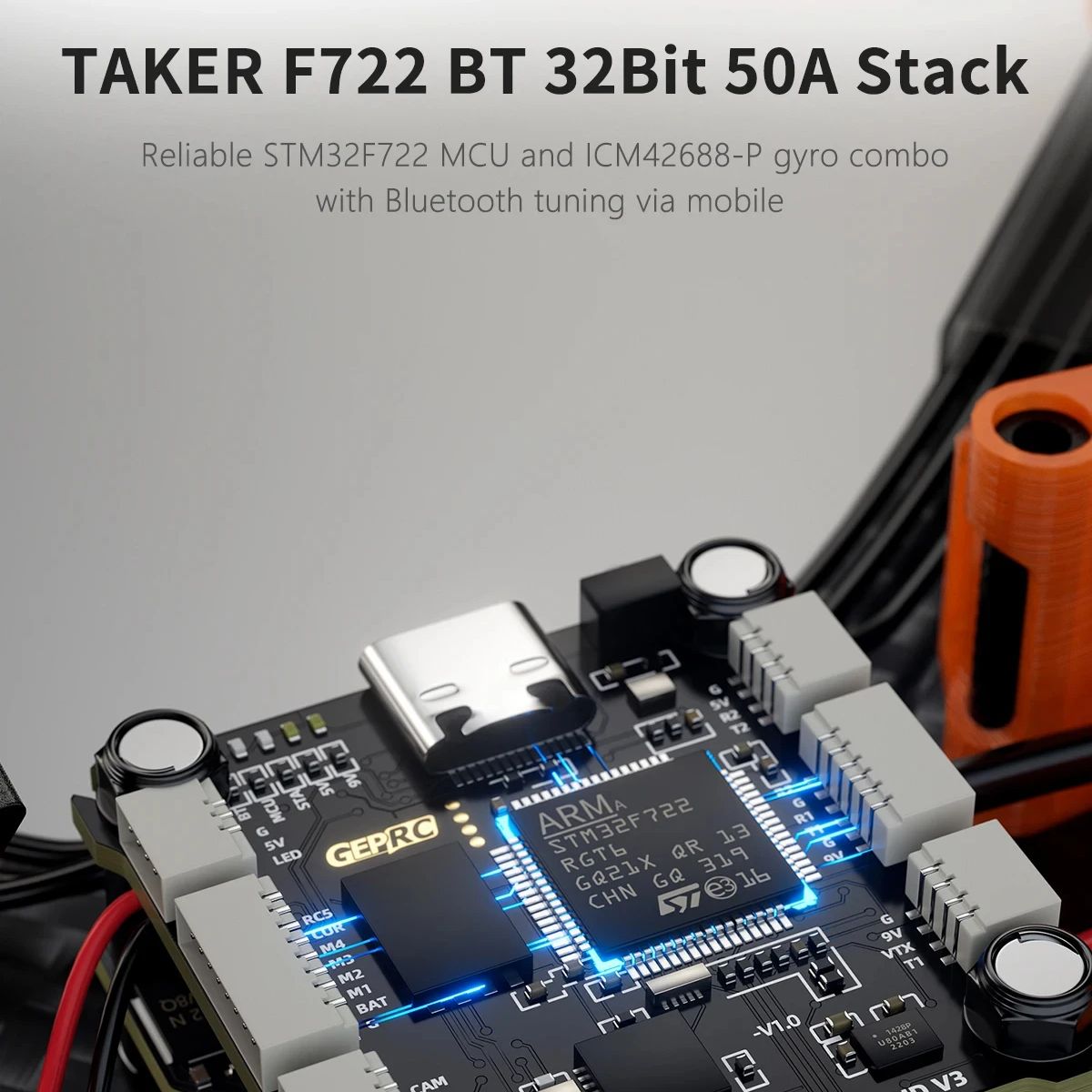 GEPRC MARK5 O4 Pro DC WTFPV Fr - F722 Flight Controller ulasan dan harga