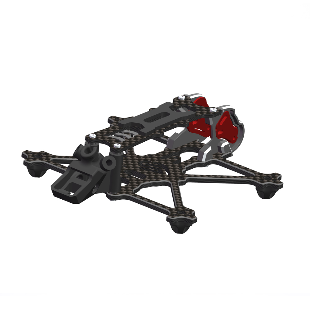 AlfaRC Fi-25 DJI O4 Air Unit 6 - Carbon Fiber Drone Frame ulasan dan harga