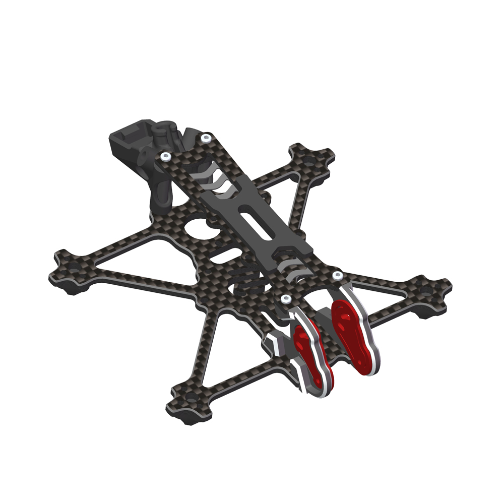 AlfaRC Fi-25 DJI O4 Air Unit 6 - Carbon Fiber Drone Frame ulasan dan harga