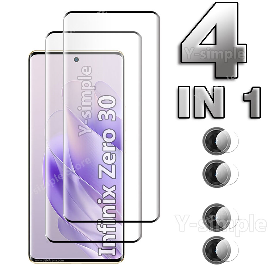 4in1 3D Glass For Infinix Zero - Hd Zero Camera ulasan dan harga