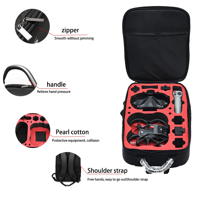 Portable Case Backpack Nylon W - Drone Goggles Dji ulasan dan harga