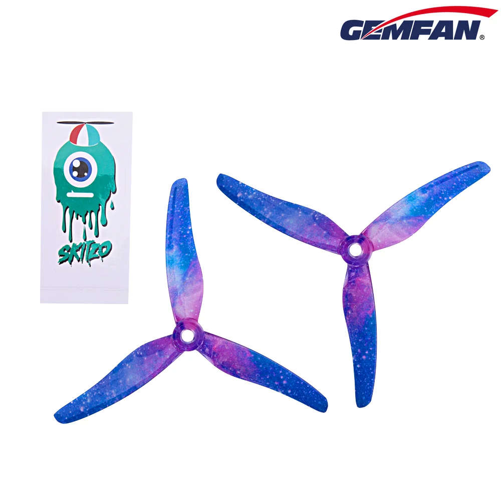 12Pairs Gemfan Hurricane 51433 - 5 Inch Propeller ulasan dan harga