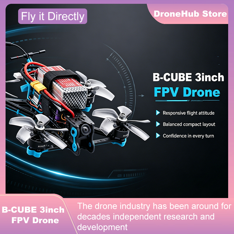 B-CUBE 3inch FPV Drone Frame K - F722 Flight Controller ulasan dan harga