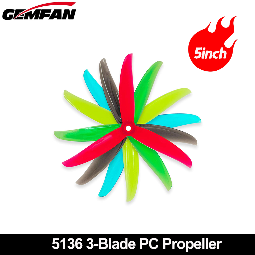 Gemfan VANOVER 5136 3 Blade PC - 5 Inch Propeller ulasan dan harga