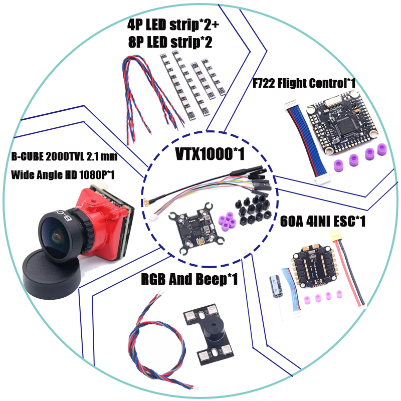 RCtoSky F4V3S PLUS F722 F745 H - F722 Flight Controller ulasan dan harga