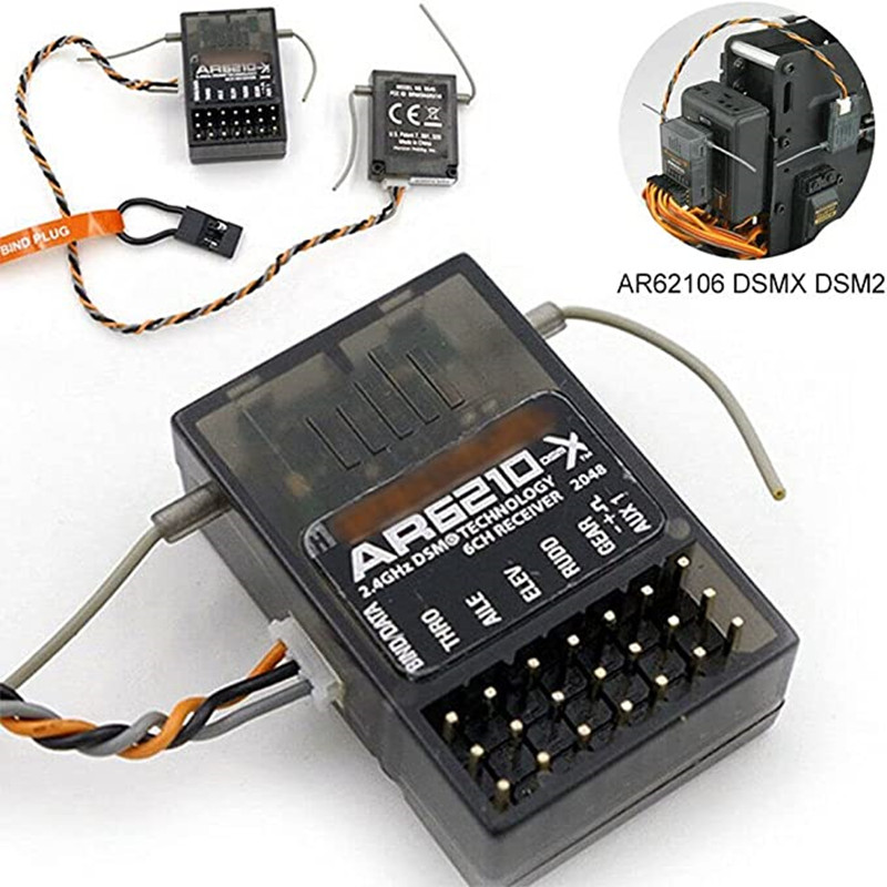 DSMX DSM2 AR6210 6CH 2.4GHz Re - Radio Transmitter 2.4Ghz ulasan dan harga