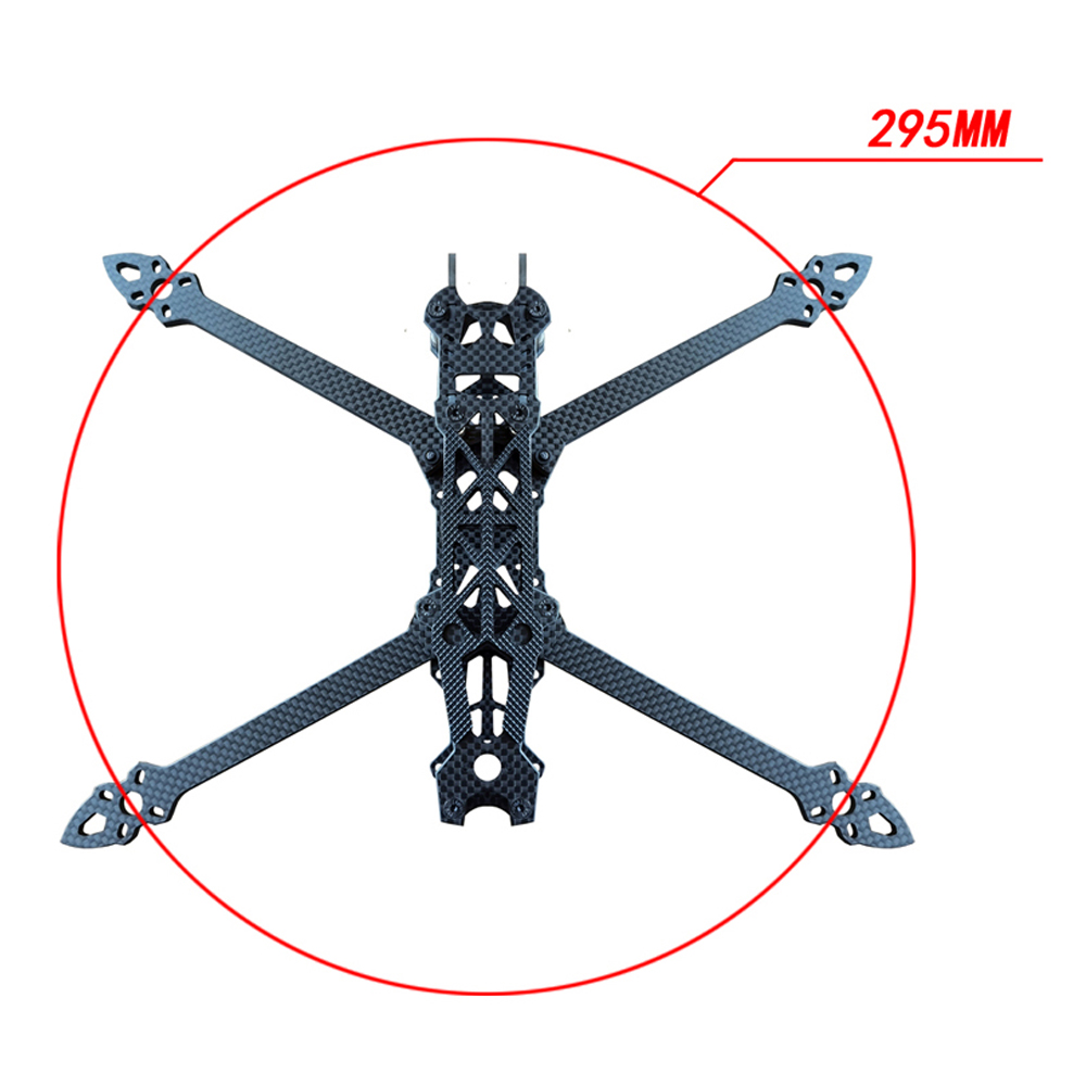 1pcs Mark4 Mark 4 HD 7inch 295 - Carbon Fiber Drone Frame ulasan dan harga