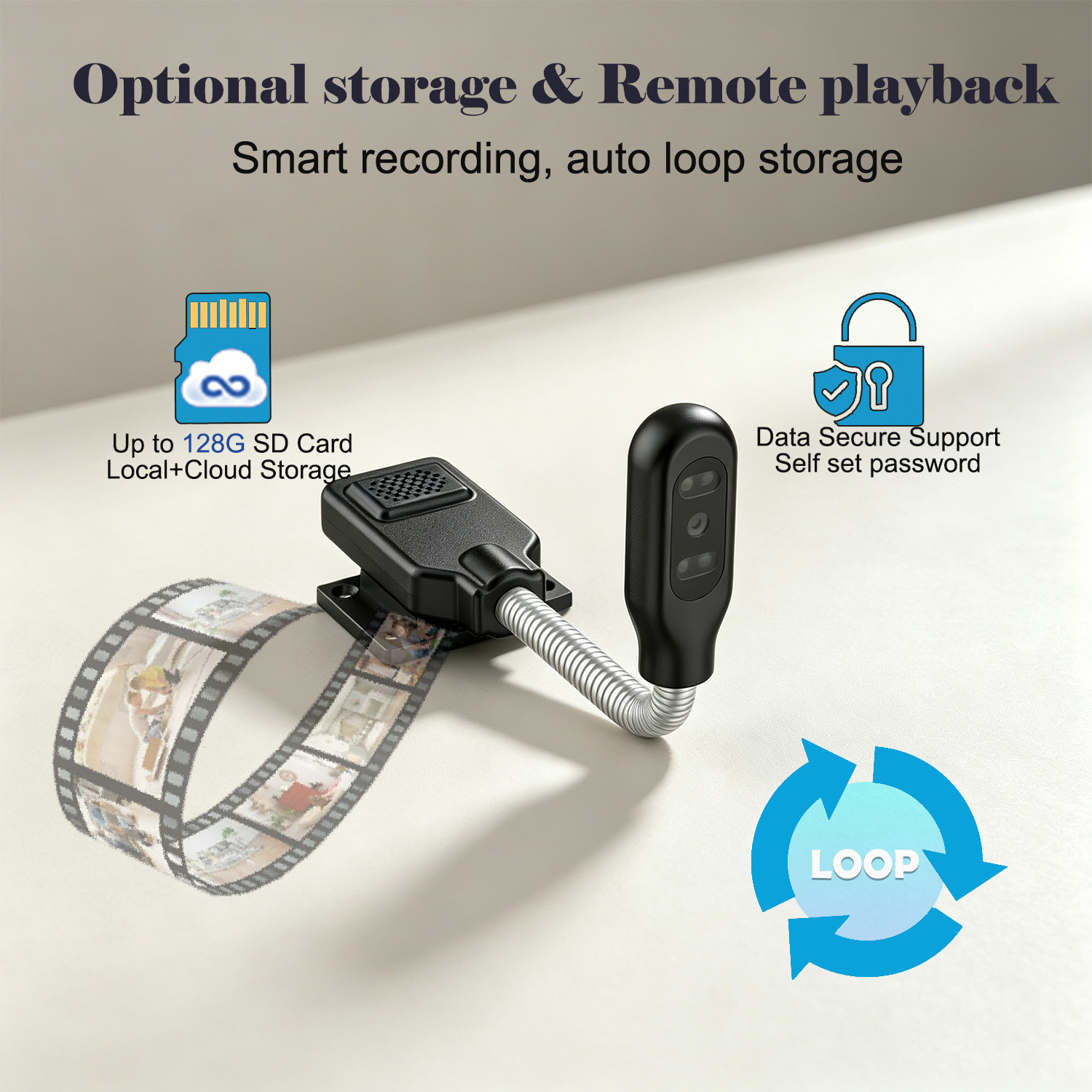 Flexible Gooseneck Baby Pet Mo - Hd Zero Camera ulasan dan harga