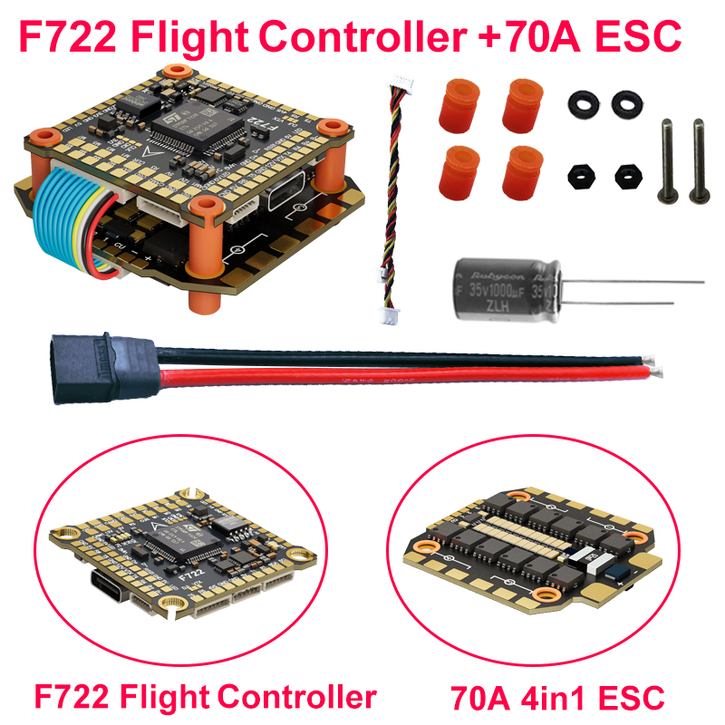 DAKEFPV F722 60A Stack ICM4268 - F722 Flight Controller ulasan dan harga