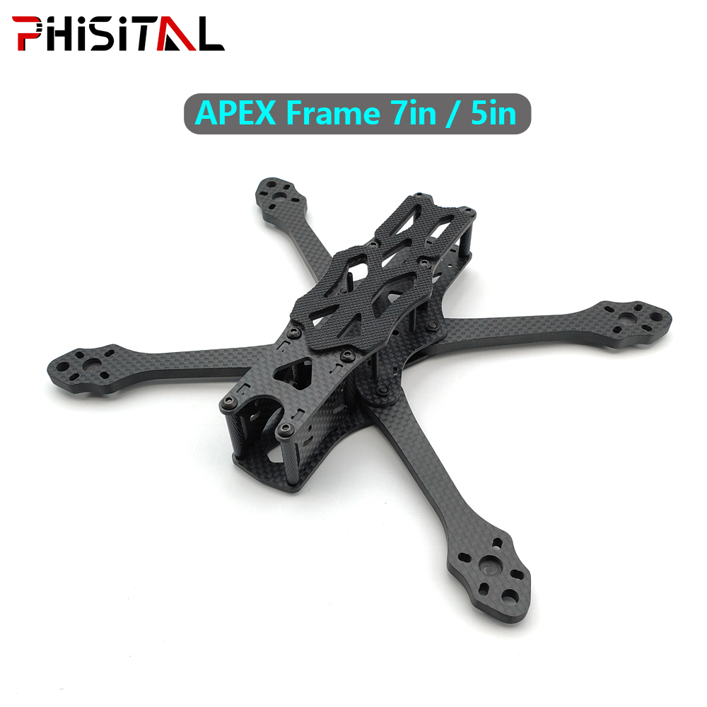 APEX Frame 7 Inch/6 Inch/5 Inc - Carbon Fiber Drone Frame ulasan dan harga