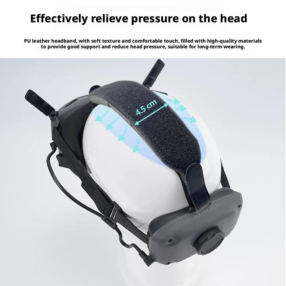 For DJI N3 PU Leather 360°Adju - Drone Goggles Dji ulasan dan harga