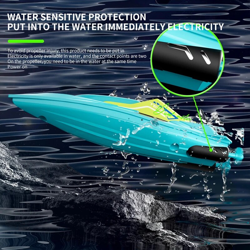 2.4G Mini RC Boat 10km/h High  - Radio Transmitter 2.4Ghz ulasan dan harga