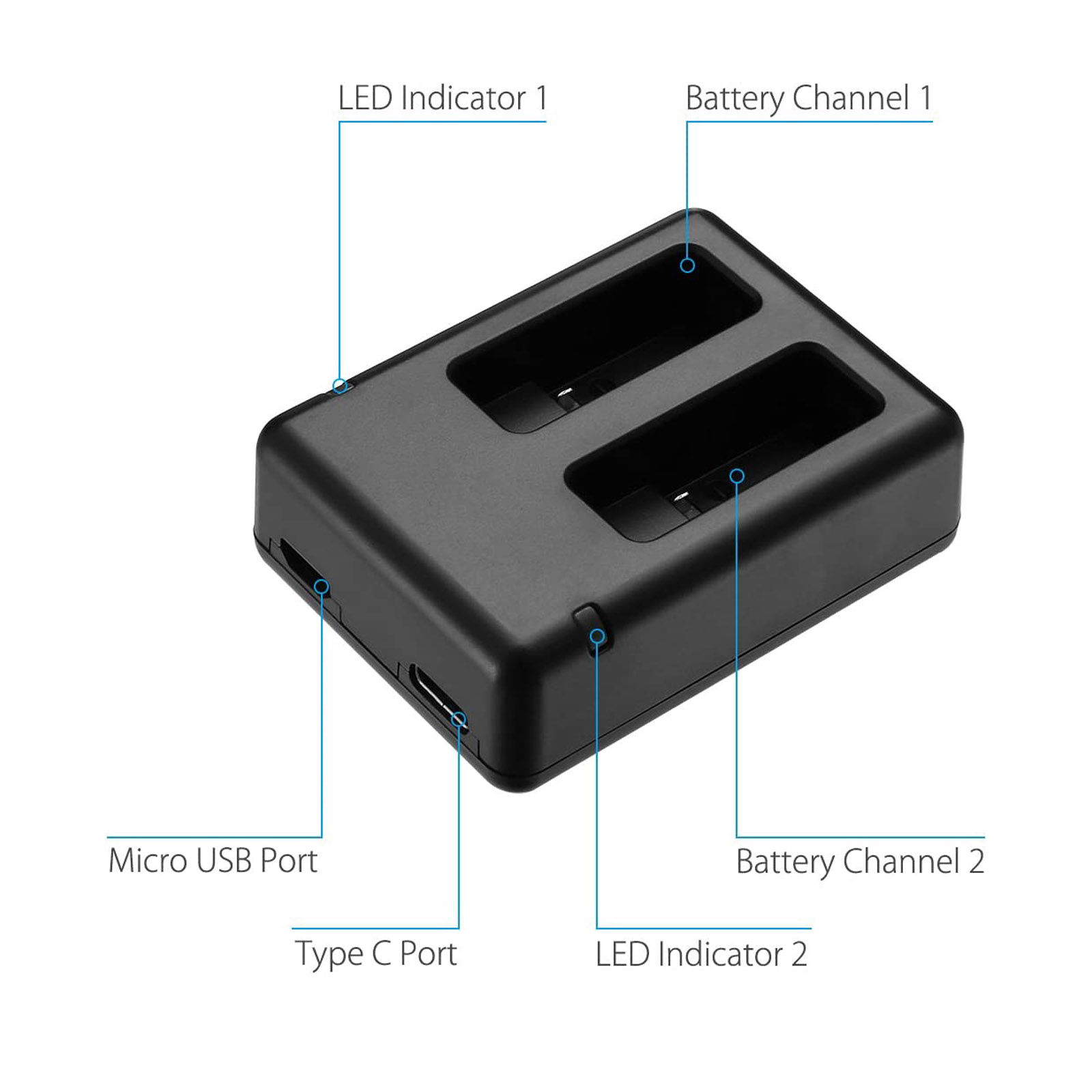 Suitable for GOPRO Hero 5 Char - Drone ulasan dan harga