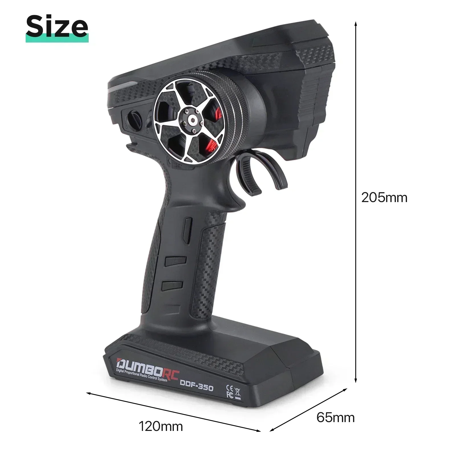 DUMBORC 10CH DDF-350 RC Remote - Radio Transmitter 2.4Ghz ulasan dan harga