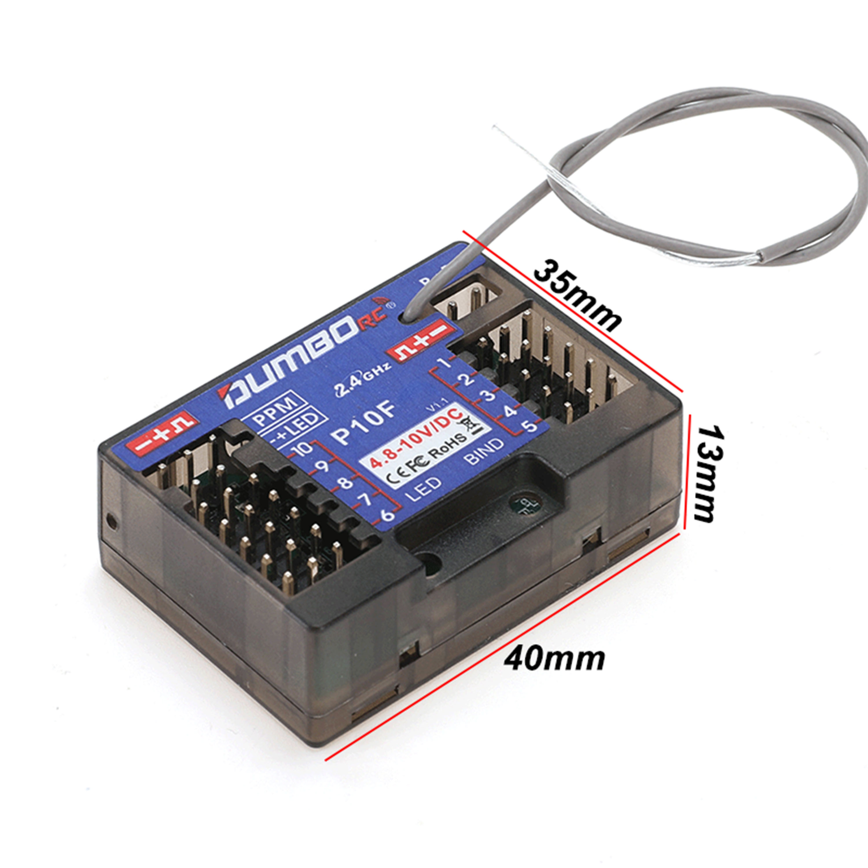 DUMBORC P10F P10FG 10CH 2.4GHz - Radio Transmitter 2.4Ghz ulasan dan harga