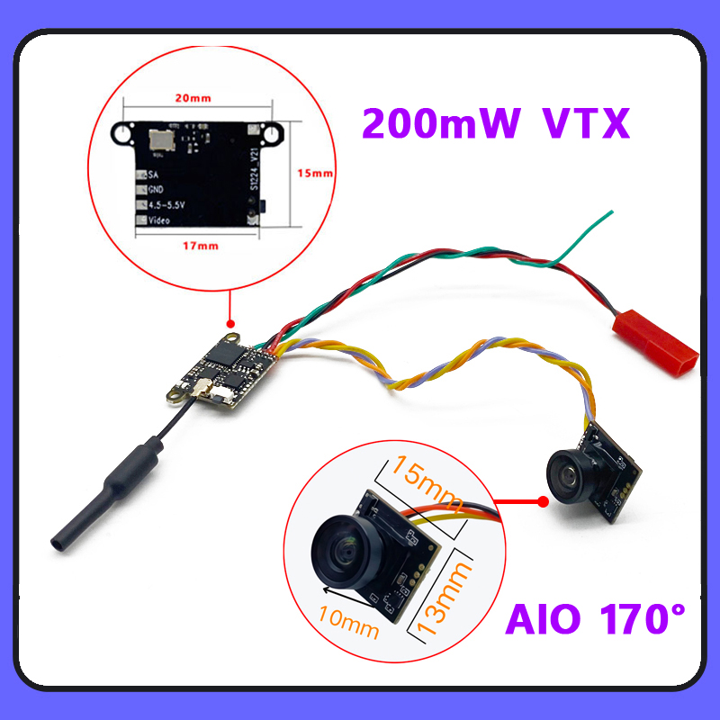 SLONWAKE 5.8G 1200TVL FPV Came - Mini Drone ulasan dan harga