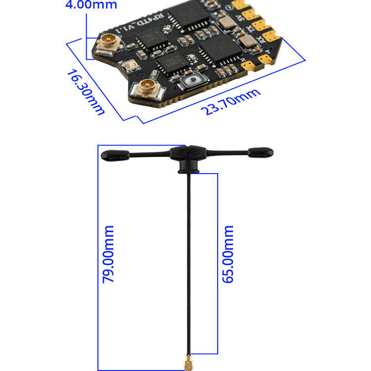 RadioMaster RP4TD ExpressLRS 2 - Analog Fpv Camera ulasan dan harga