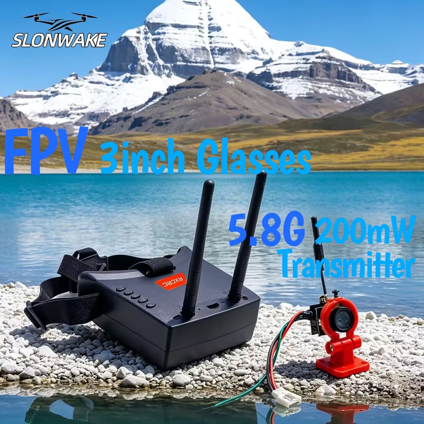 SLONWAKE 5.8G Analog VTX Trans - Analog Fpv Camera ulasan dan harga
