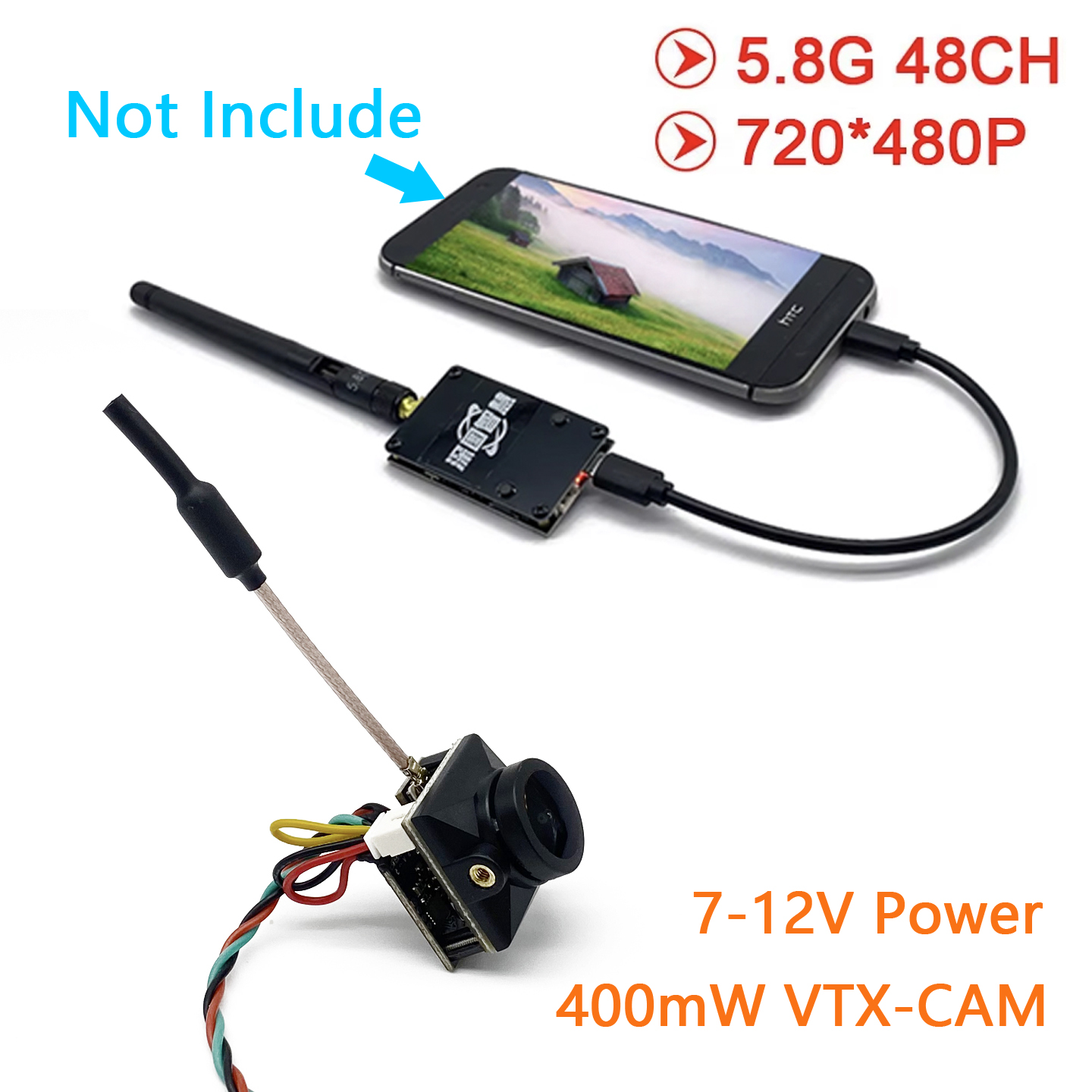 SLONWAKE 5.8G Analog UVC OTG R - Analog Fpv Camera ulasan dan harga