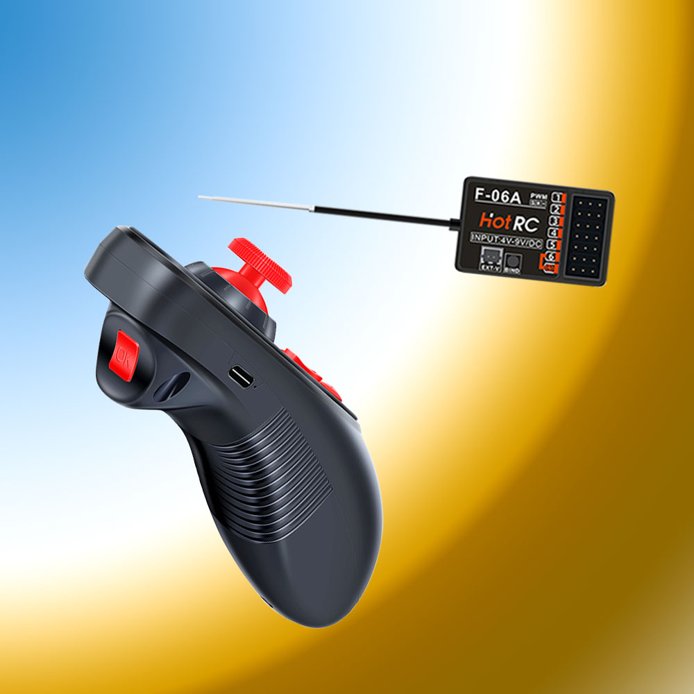 HOTRC DS-600 2.4GHz 6CH RC Boa - Radio Transmitter 2.4Ghz ulasan dan harga