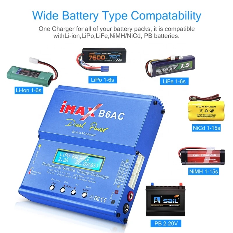IMAX B6AC RC Charger 80W 6A 2- - Balance Charger Rc ulasan dan harga