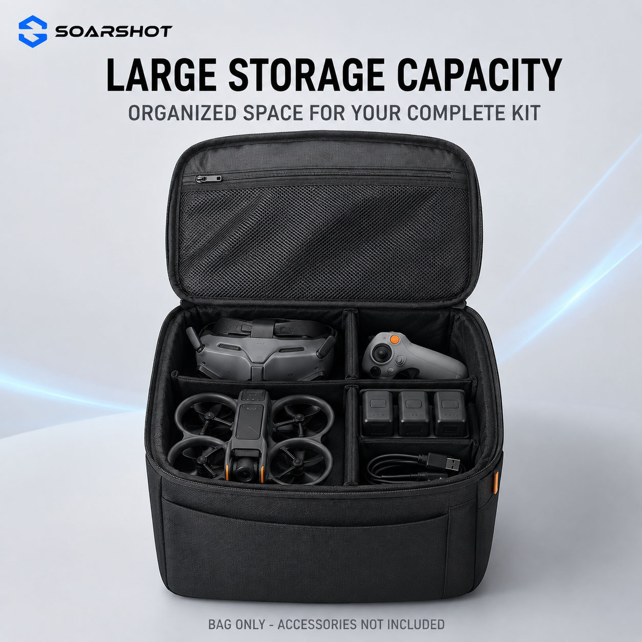 SOARSHOT Carrying Case for DJI - Drone Goggles Dji ulasan dan harga