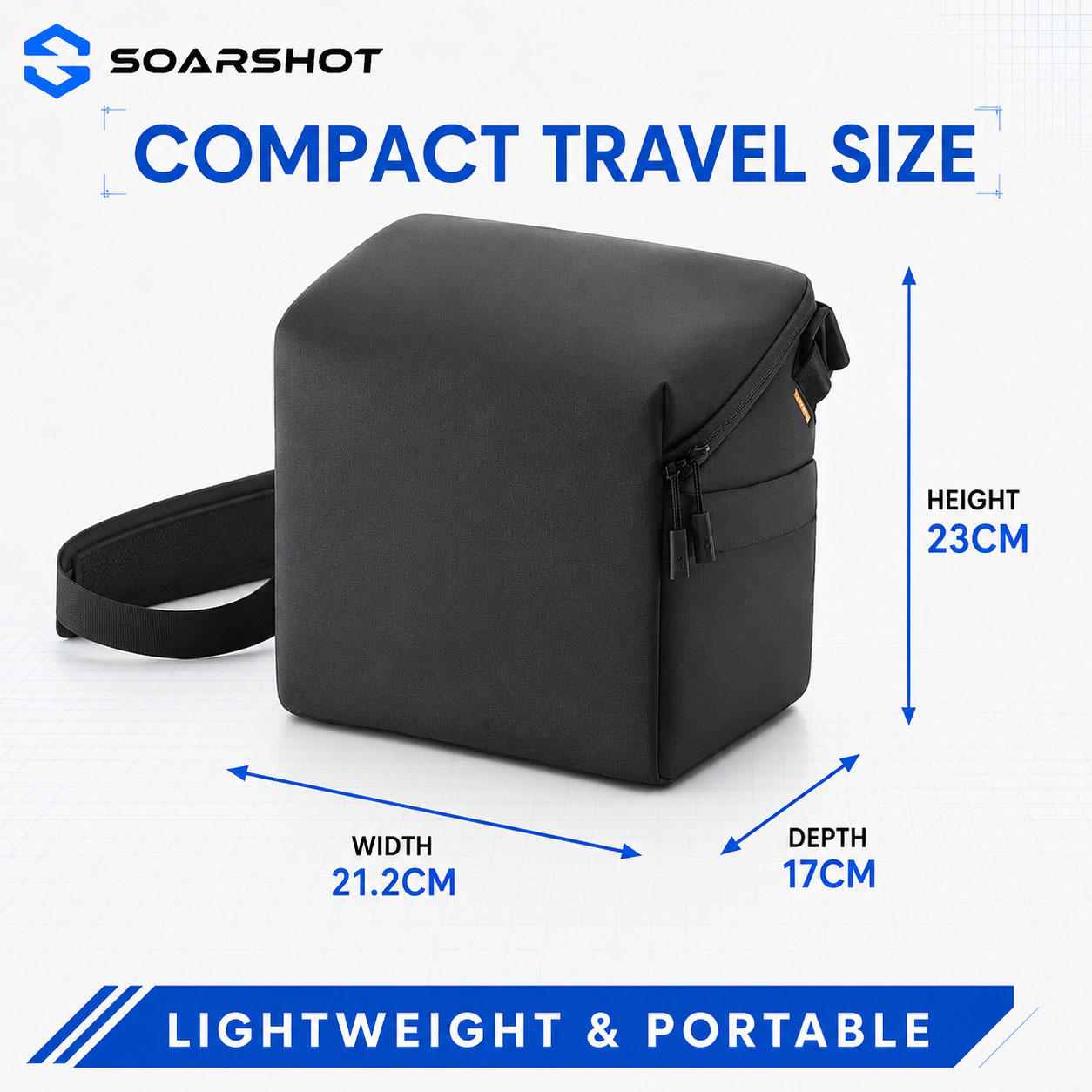 SOARSHOT Carrying Case for DJI - Drone Goggles Dji ulasan dan harga
