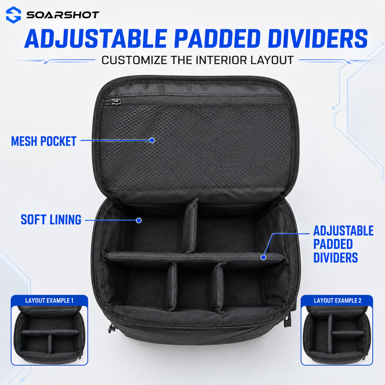 SOARSHOT Carrying Case for DJI - Drone Goggles Dji ulasan dan harga